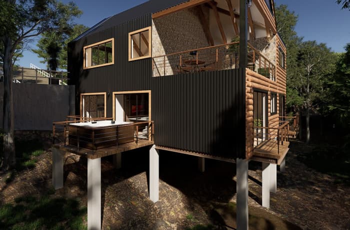 Proyecto de casa en planos finca en Fraijanes - 1