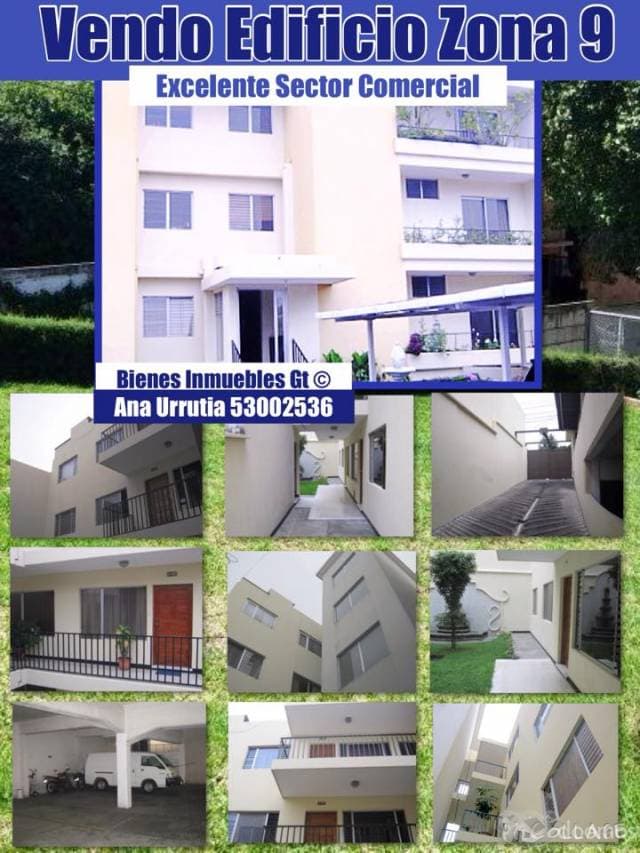 Vendo Edificio Excelente ubicación comercial Zona 9 Ciudad de Guatemala - 1