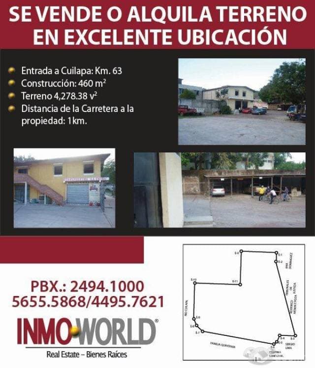 Venta o alquiler de Exclusivo terreno en el mejor sector de Cuilapa Santa Rosa - 1