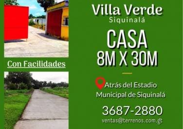 Compre su Casa en Siquinala - 1