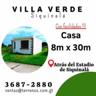 Piensa a futuro e invierte en una Casa en Siquinala - 1