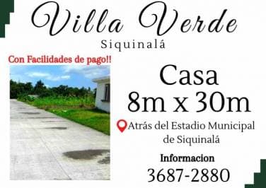 Casas a 3 minutos del Parque de Siquinala - 1