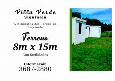 Invierta en un terreno en Siquinala, cerca del Parque - 1