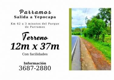 Invierta en un terreno en Parramos, cerca del Parque - 1