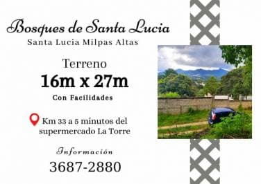 Vendo terreno en Santa Lucia Milpas Altas - 1