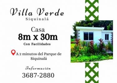 Vendo casa en Siquinalá, a 2 minutos del Parque de Siquinala - 1