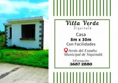 Vendo casa en Siquinalá, a 2 minutos del Parque de Siquinala - 1