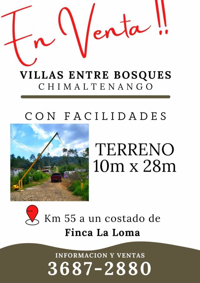 Vive en Chimaltenango, km 55 a un costado de Finca La Loma - 1
