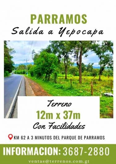 Terrenos en venta, invierta cerca del Parque de Parramos - 1