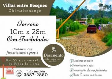Terrenos en venta a un costado de Finca La Loma - 1