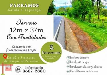 Terrenos en venta a 3 minutos del Parque de Parramos - 1