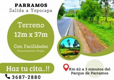Listo para invertir? Terrenos en venta a orilla de Carretera en Parramos - 1