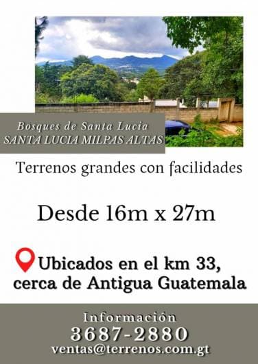 Terrenos a buen precio cerca de Antigua Guatemala - 1