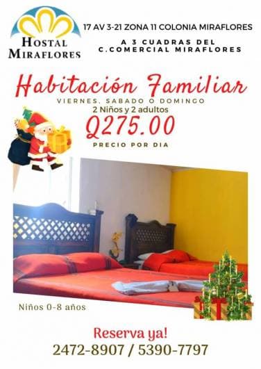 Hostal Miraflores, hospedaje familiar a 3 cuadras del C.Comercial Miraflores - 1