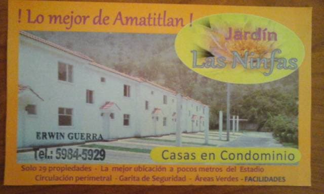 Ultima Casa nueva en condominio en Las Ninfas, Amatitlan - 1