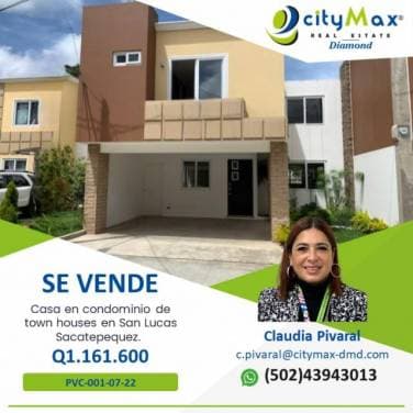 SE VENDE CASA EN SAN LUCAS SACATEPEQUEZ - 1