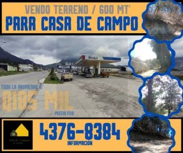 VENDO TERRENO EN XELA PARA CASA DE CAMPO, 600 mt²  Ubicado al final de la zona 1 y 10, atrás de Lomas de Tarragona - 1
