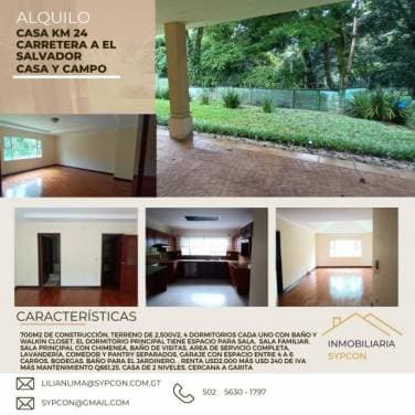 Casa en Casa y Campo km 24 Carretera a El Salvador - 1