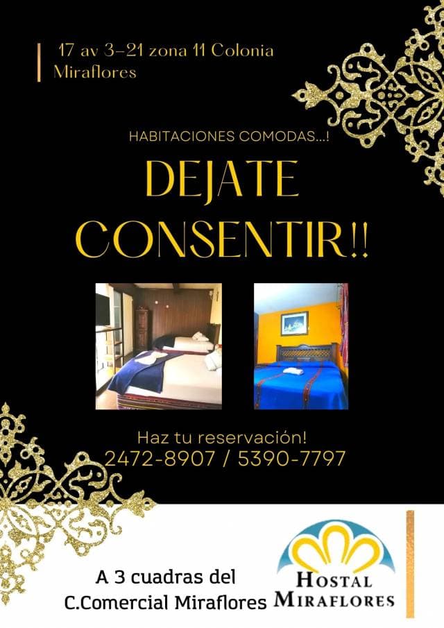 Hostal Miraflores, hospedaje a 3 cuadras del C.Comercial Miraflores - 1