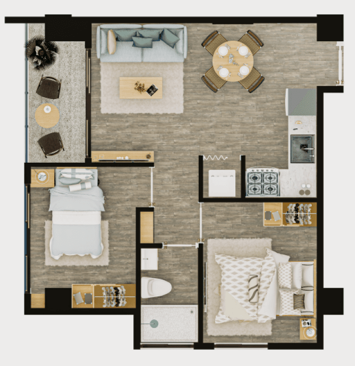 Apartamento en venta - 1