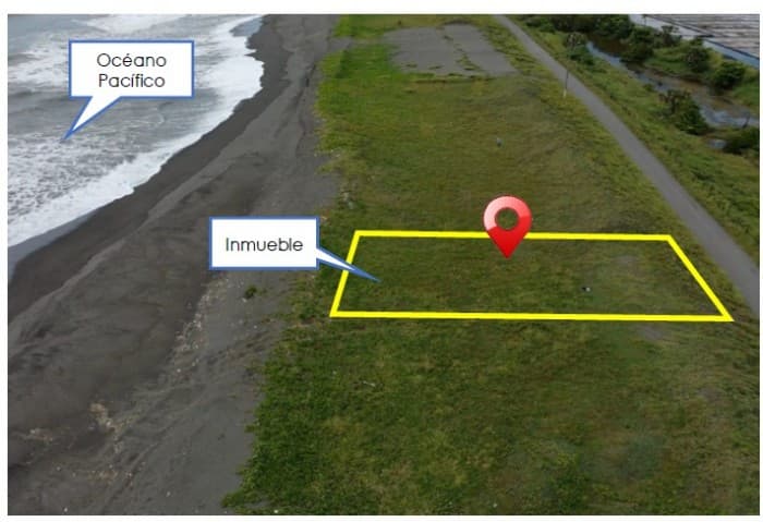 VENDO TERRENO VACACIONAL EN PLAYA RAMA BLANCA SIPACATE - 1