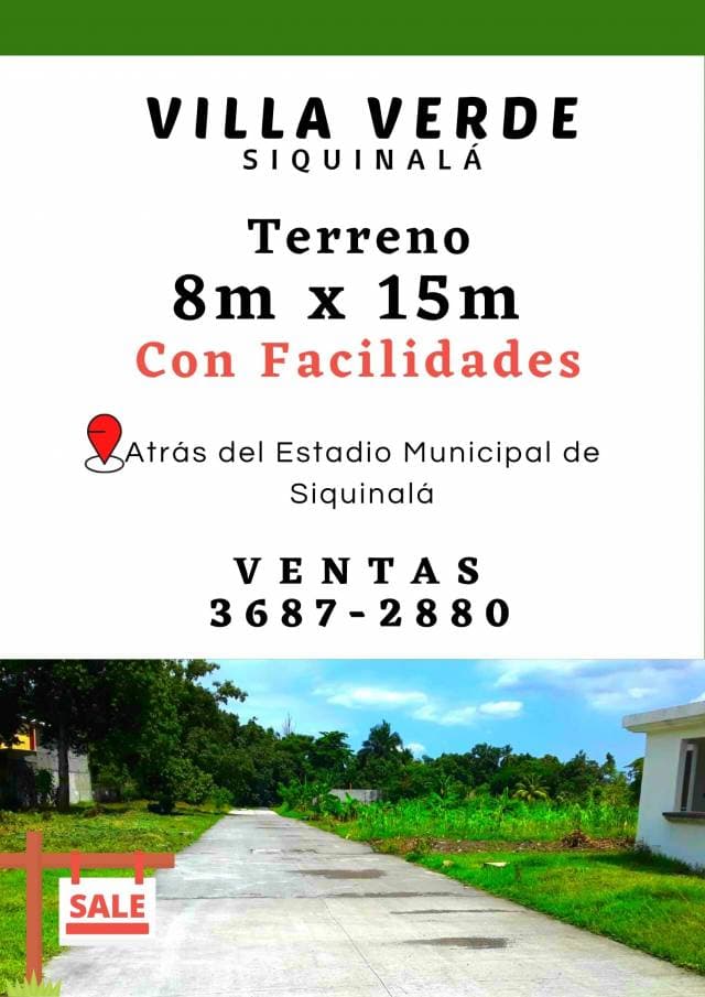 Vive o invierte en Siquinala. contamos con facilidades de pago - 1